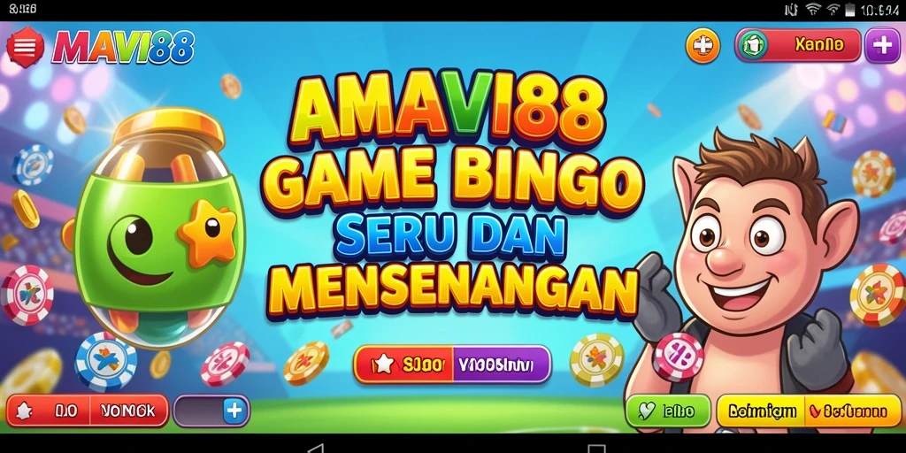 Gameplay seru AMAVI88 dengan fitur Bingo yang menarik.