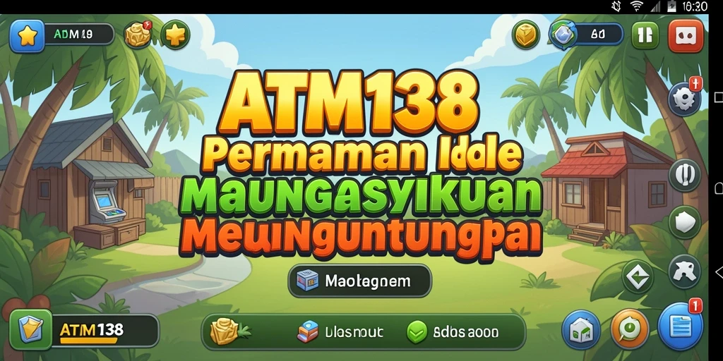 Tampilan screenshot gameplay Idle dari ATM138 yang menarik.
