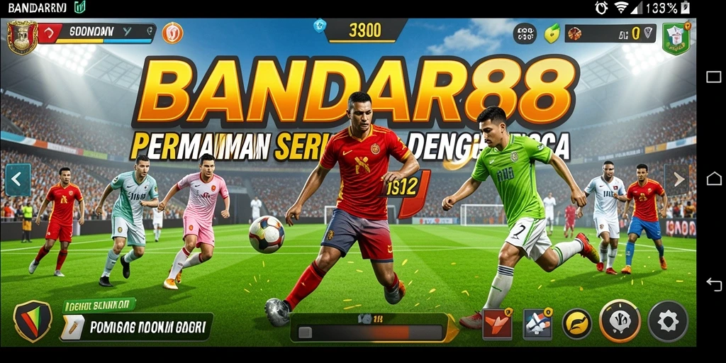 Screenshot utama gameplay <strong>BANDAR88</strong> dengan aksi seru dalam olahraga.