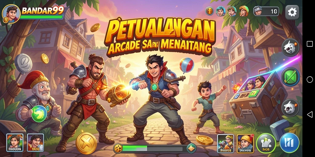 Gameplay menarik BANDAR99 dengan grafis yang menawan.