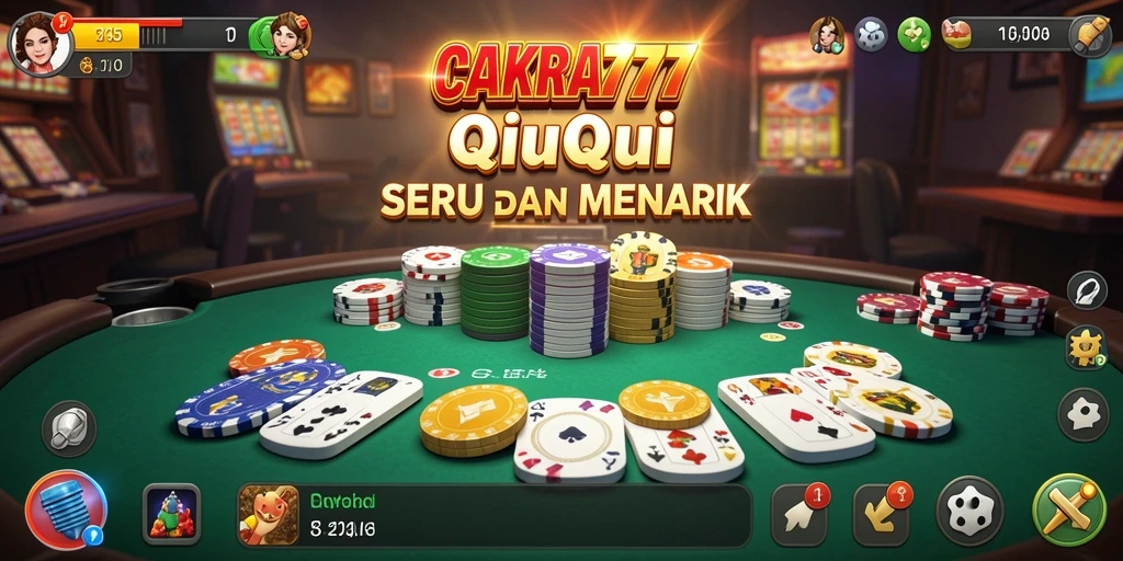 Screenshot gameplay QiuQiu di CAKRA777 yang menarik.