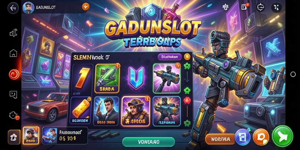 Tampilan gameplay GADUNSLOT yang seru dan interaktif.