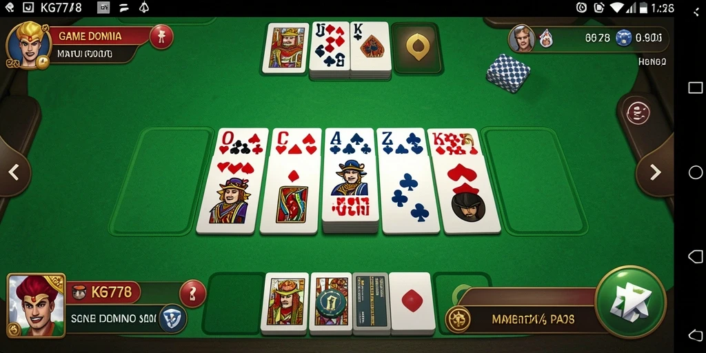 Tampilan menakjubkan dari permainan Domino KG778.