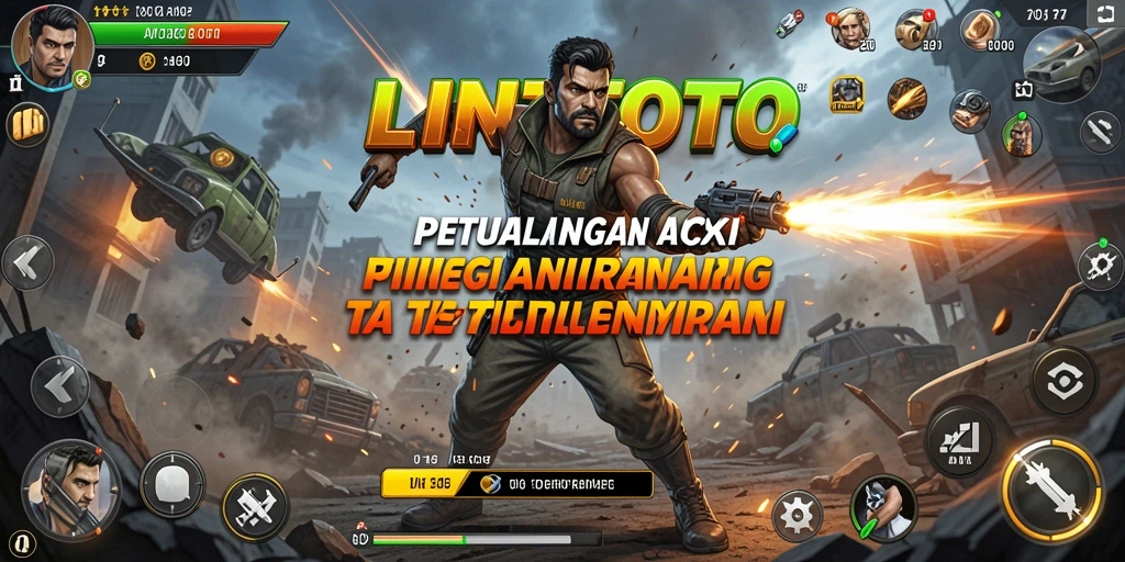 Tampilan gameplay LINITOTO yang menegangkan dan mendebarkan.