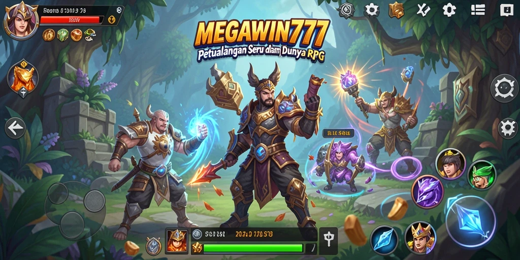 Gameplay seru MEGAWIN777 dengan pertempuran strategis yang menegangkan.