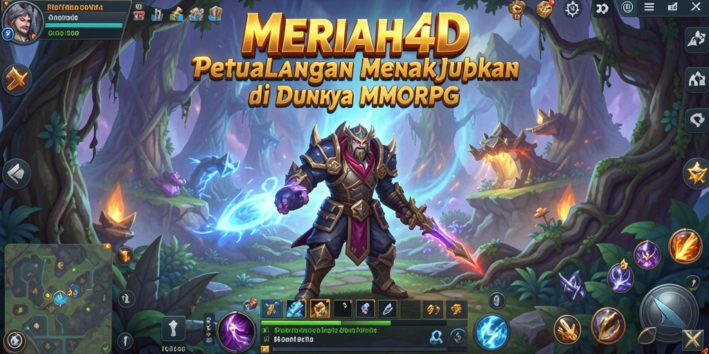 Screenshot menampilkan aksi seru dalam permainan MMORPG MERIAH4D.
