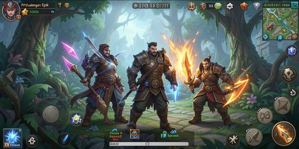 Tampilan gameplay RPOK yang menantang dan mendebarkan.