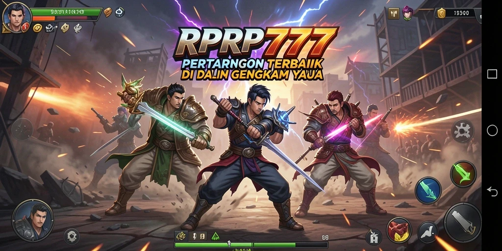 Gameplay RPRP777 menampilkan pertarungan yang mendebarkan dengan grafis yang memukau.