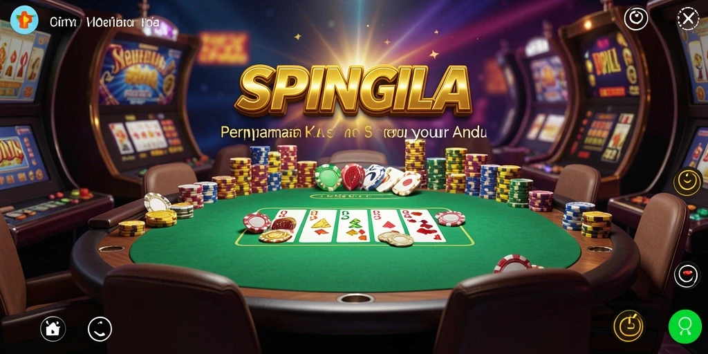 Screenshot gameplay SPINGILA yang menarik dari permainan Kasino.