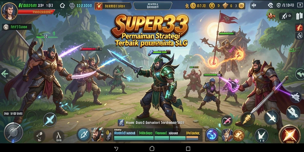 Tampilan gameplay yang seru dan menantang di SUPER33.
