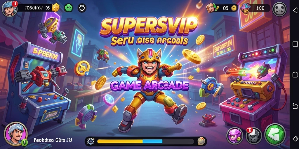 Tampilan gameplay menarik dari SUPERSVIP yang penuh aksi.