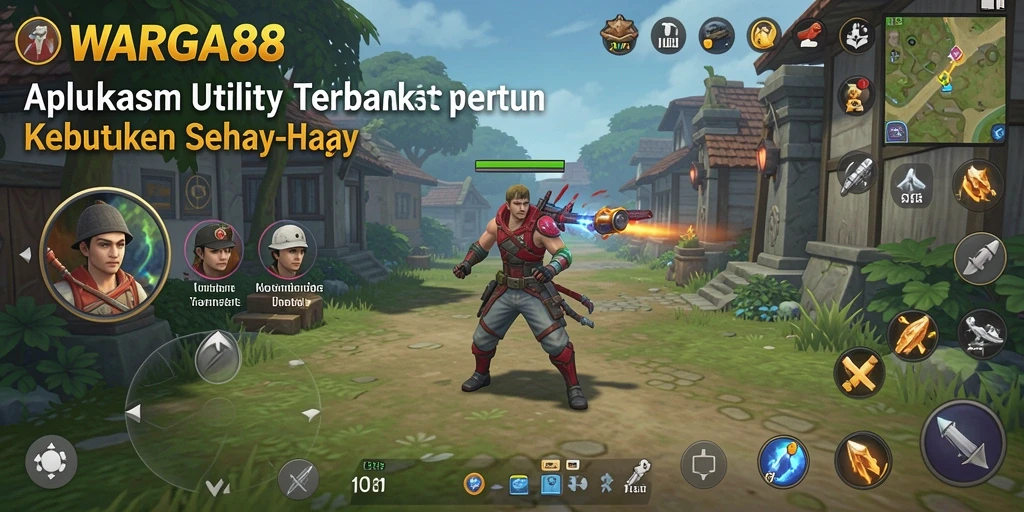 Tampilan utama WARGA88 yang menunjukkan fitur pengelolaan aktivitas.