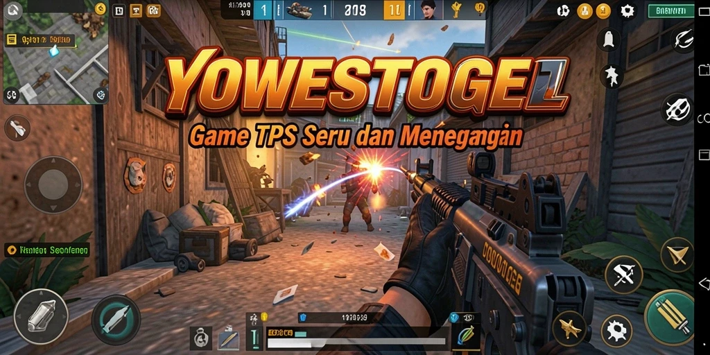 Tampilan gameplay menegangkan di YOWESTOGEL dengan aksi seru.